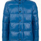 Blue Poliammidica Men Jacket