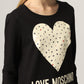 Black Cotton Women Sweater