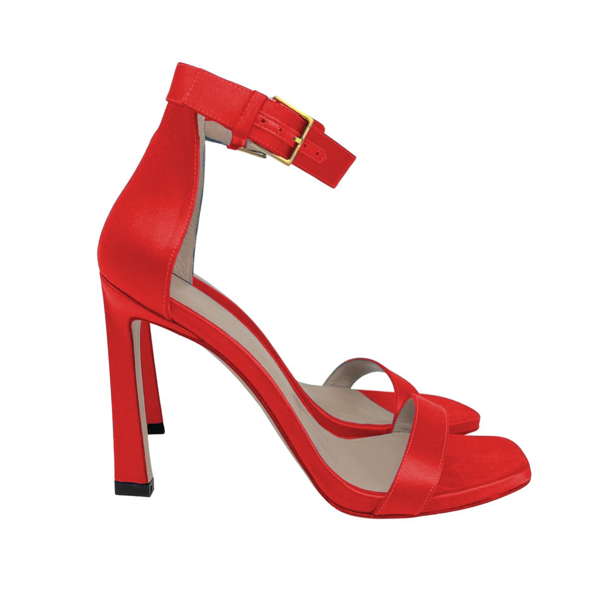 Red Satin Women Sandal