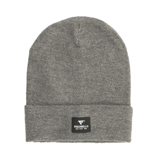Gray Acrylic Men Hat