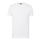 Sleek Twin Pack Logo Neck Tees in White