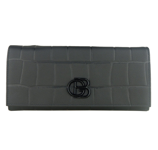 Black Vitello Leather Women Crossbody