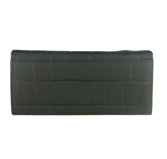 Black Vitello Leather Women Crossbody