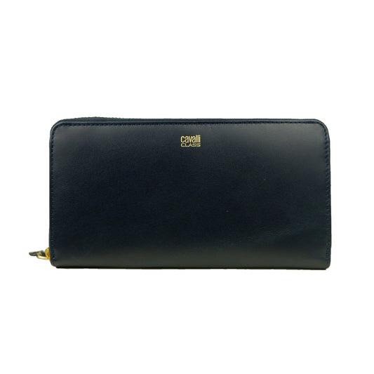 Elegant Dark Blue Leather Wallet