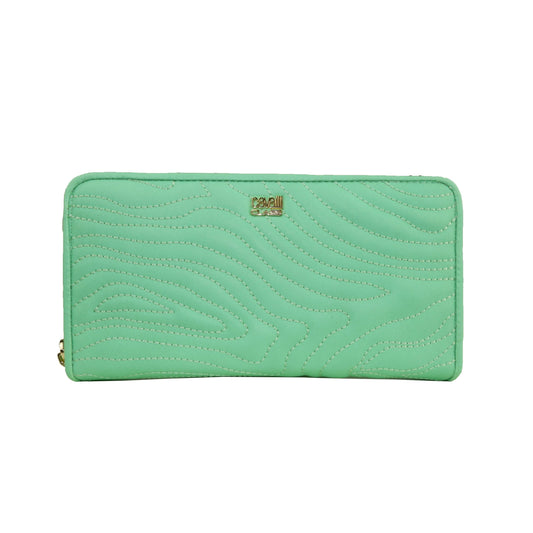 Elegant Mint Green Zipped Wallet