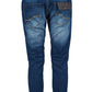 Sleek Blue Slim Fit Denim Jeans
