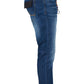 Sleek Blue Slim Fit Denim Jeans