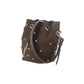 Brown Calfskin Women Crossbody Bag