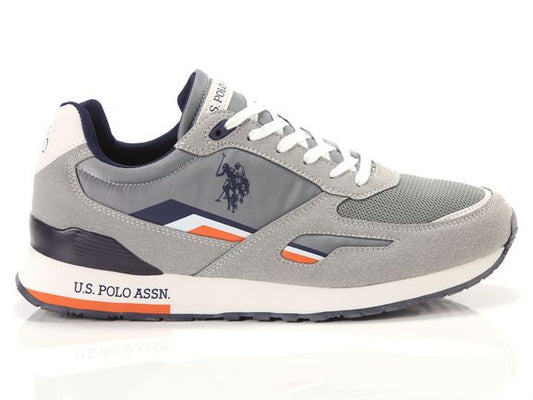 Gray Eco Fabric Men Sneaker
