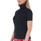 Black Cotton Women T-Shirt