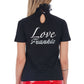 Black Cotton Women T-Shirt