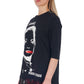 Black Cotton Women Sweater