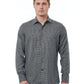 Black Cotton Men Shirt