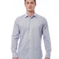 Light-Blue Cotton Men Shirt