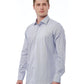 Light-Blue Cotton Men Shirt