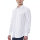 White Cotton Men Shirt