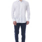 White Cotton Men Shirt