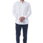 White Cotton Men Shirt