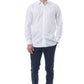 White Cotton Men Shirt