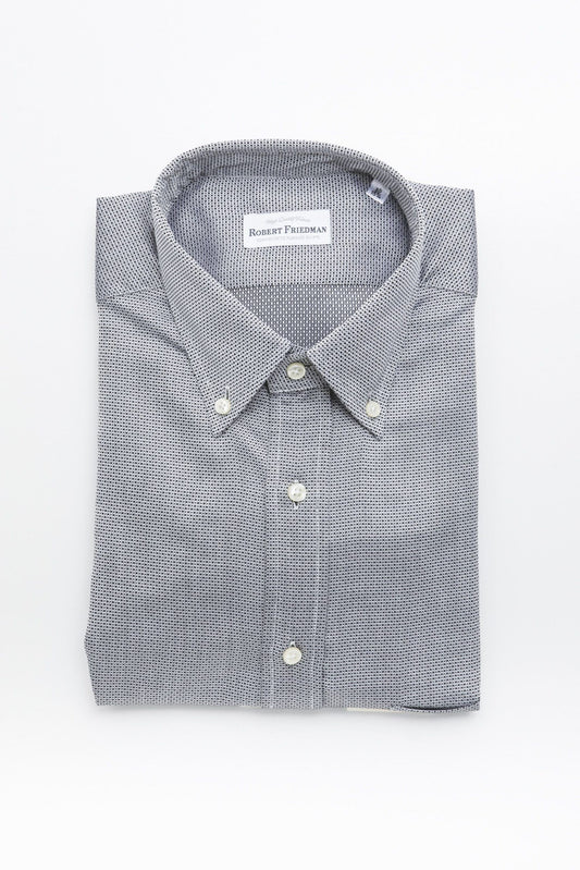 Beige Cotton Men Shirt