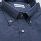Blue Cotton Men Shirt