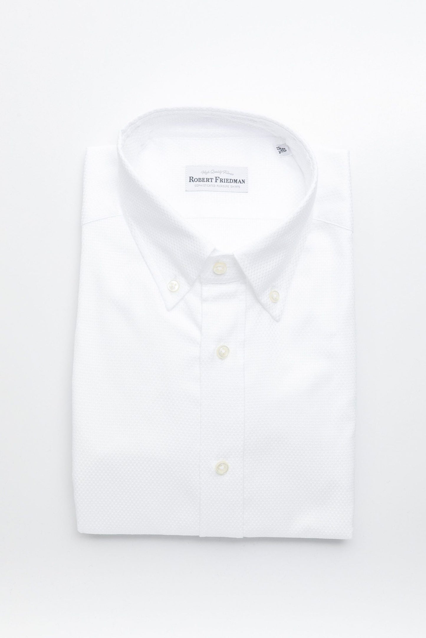 White Cotton Men Shirt