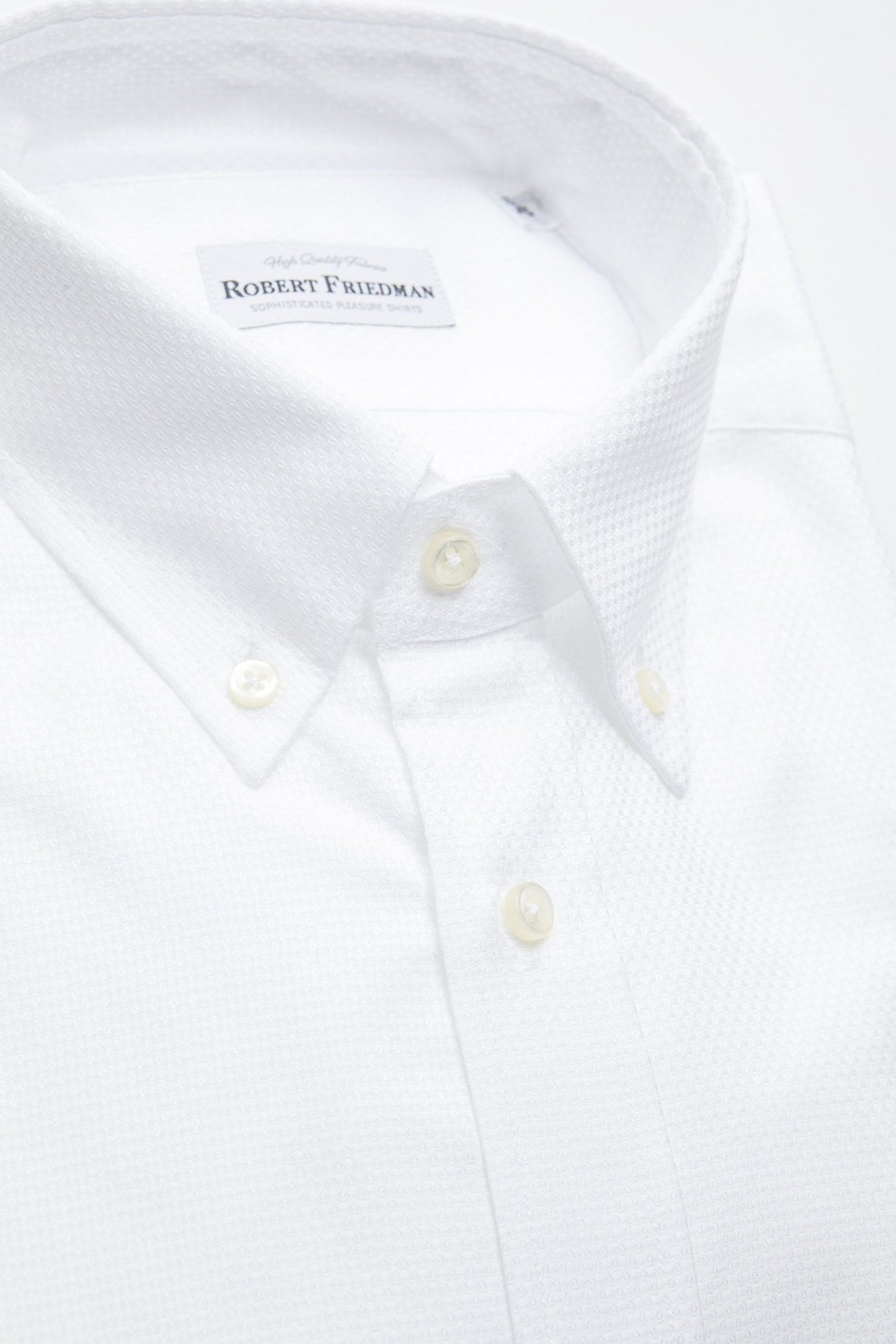White Cotton Men Shirt