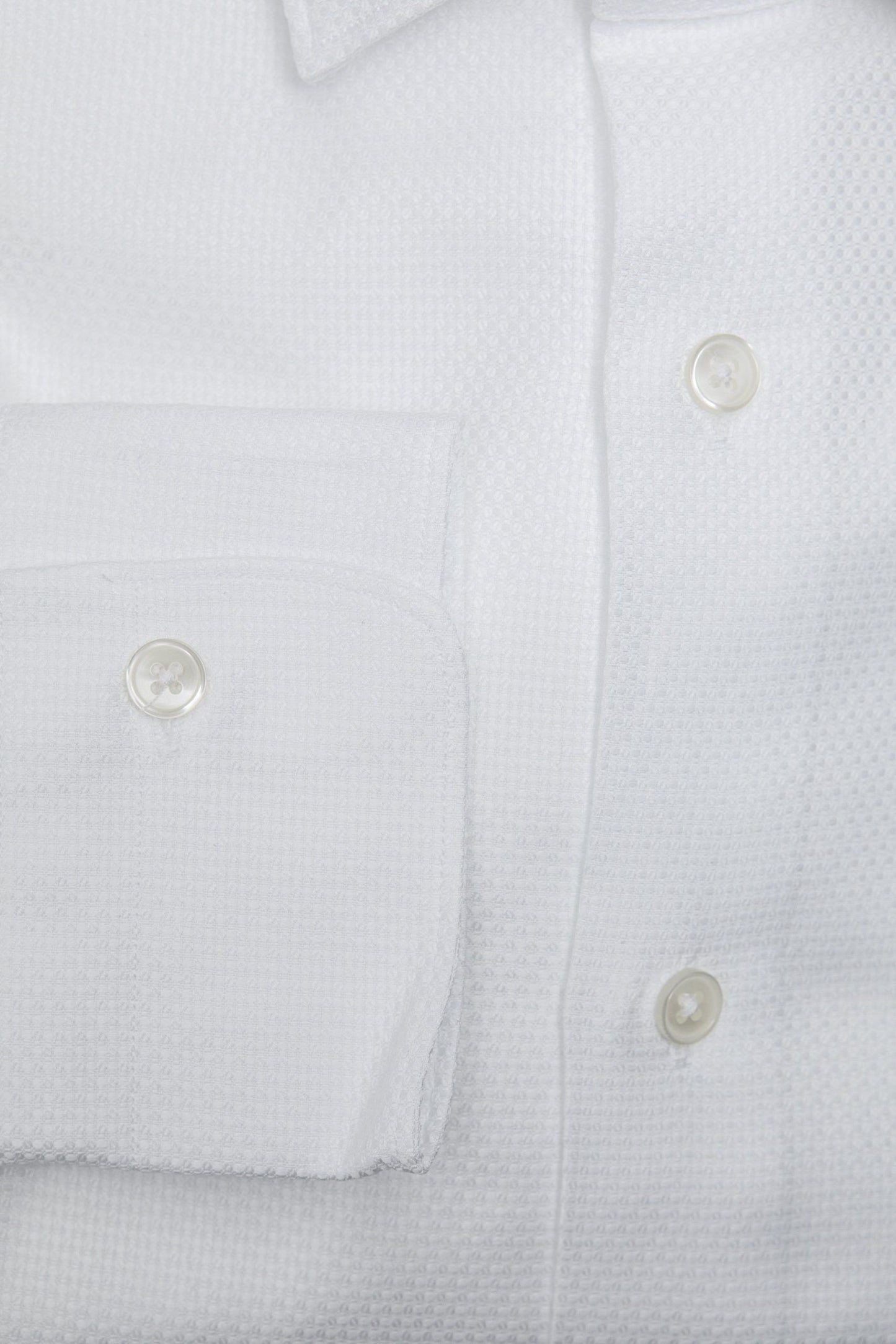 White Cotton Men's Shirt