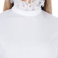 White Cotton Women T-Shirt