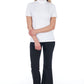 White Cotton Women T-Shirt