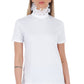 White Cotton Women T-Shirt