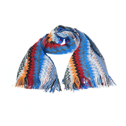 Multicolor Wool Men Scarf