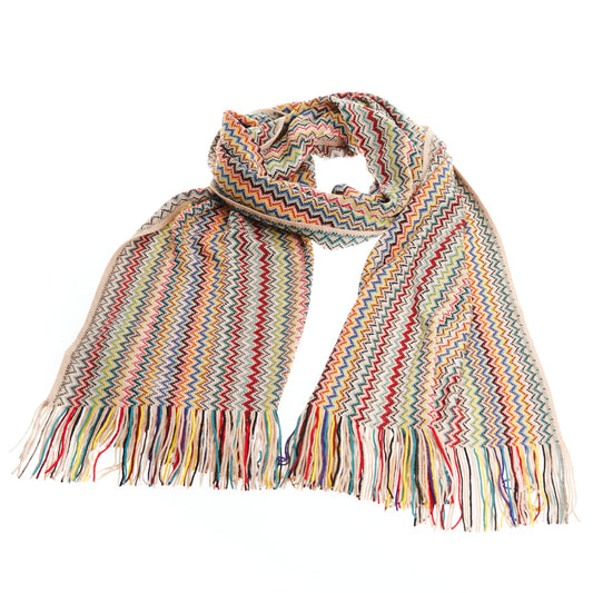 Multicolor Wool Men Scarf