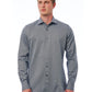 Gray Cotton Men Shirt