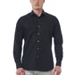 Black Cotton Men Shirt