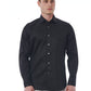 Black Cotton Men Shirt
