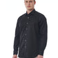 Black Cotton Men Shirt