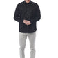 Black Cotton Men Shirt