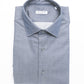Blue Cotton Men Shirt
