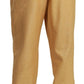 Yellow Cotton Men Pant