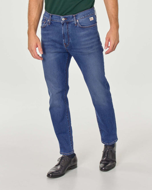 Blue Cotton Men's Jean