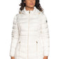 White Polyester Women Jacket