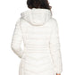 White Polyester Women Jacket