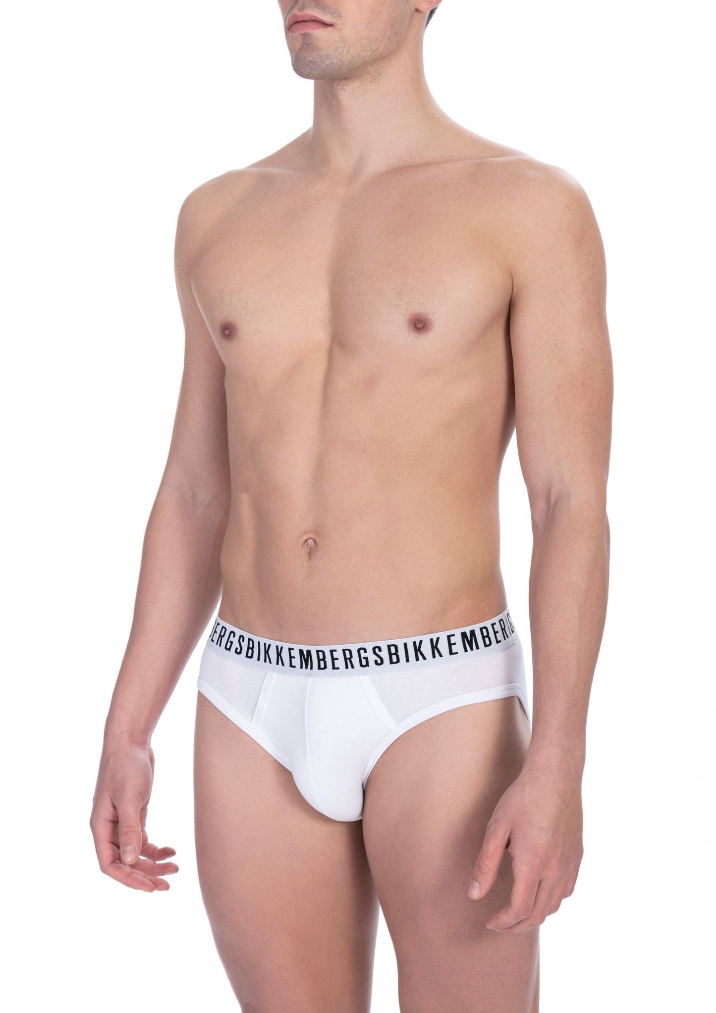 White Cotton Men Brief