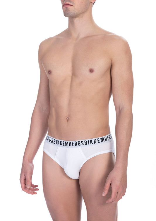 White Cotton Men Brief