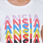 White Cotton Women T-Shirt