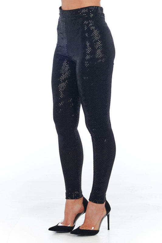 Black Polyamide Women Legging