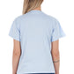 Light Blue Cotton Women T-Shirt