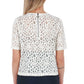 White Eco-Leather Women Blouse