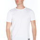 White Cotton Men T-Shirt